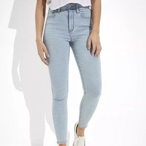 NEW AMERICAN EAGLE AE NEXT LEVEL SUPER HIGH WAISTED STRETCH JEGGING SIZE 16 LONG